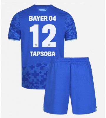 Bayer Leverkusen Edmond Tapsoba #12 Tredje Kläder Barn 2025-26 Kortärmad (+ Korta byxor)